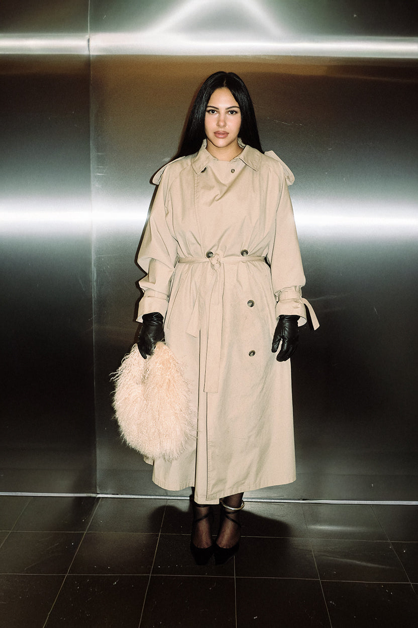 Beige Lamb Fur Bag (Pre-Order)