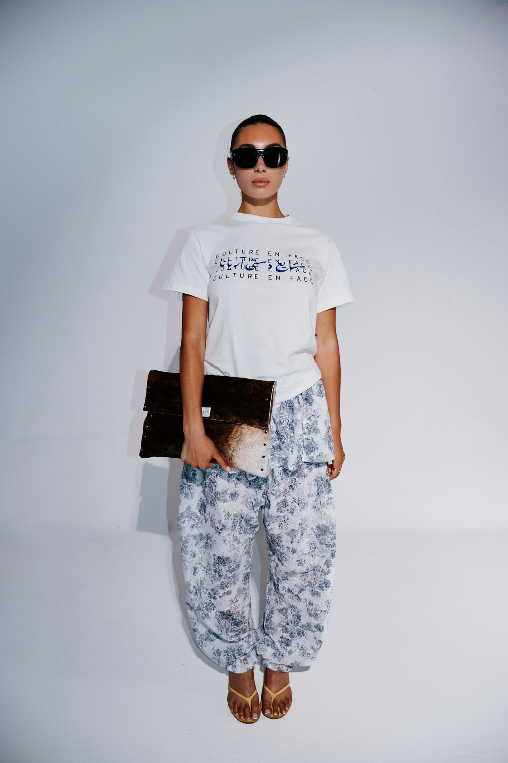 blueprint tee - Blanc