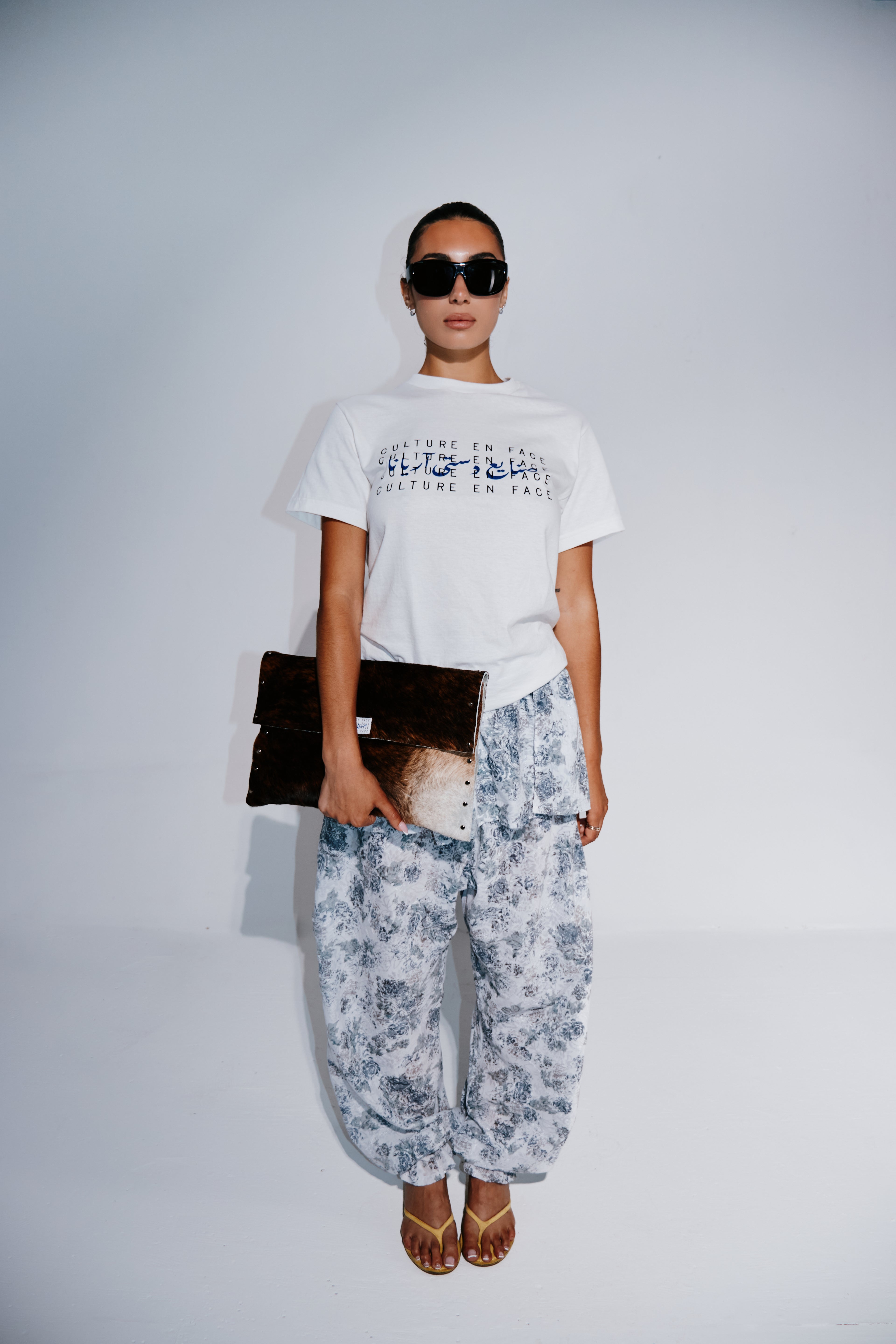 blueprint tee - Blanc