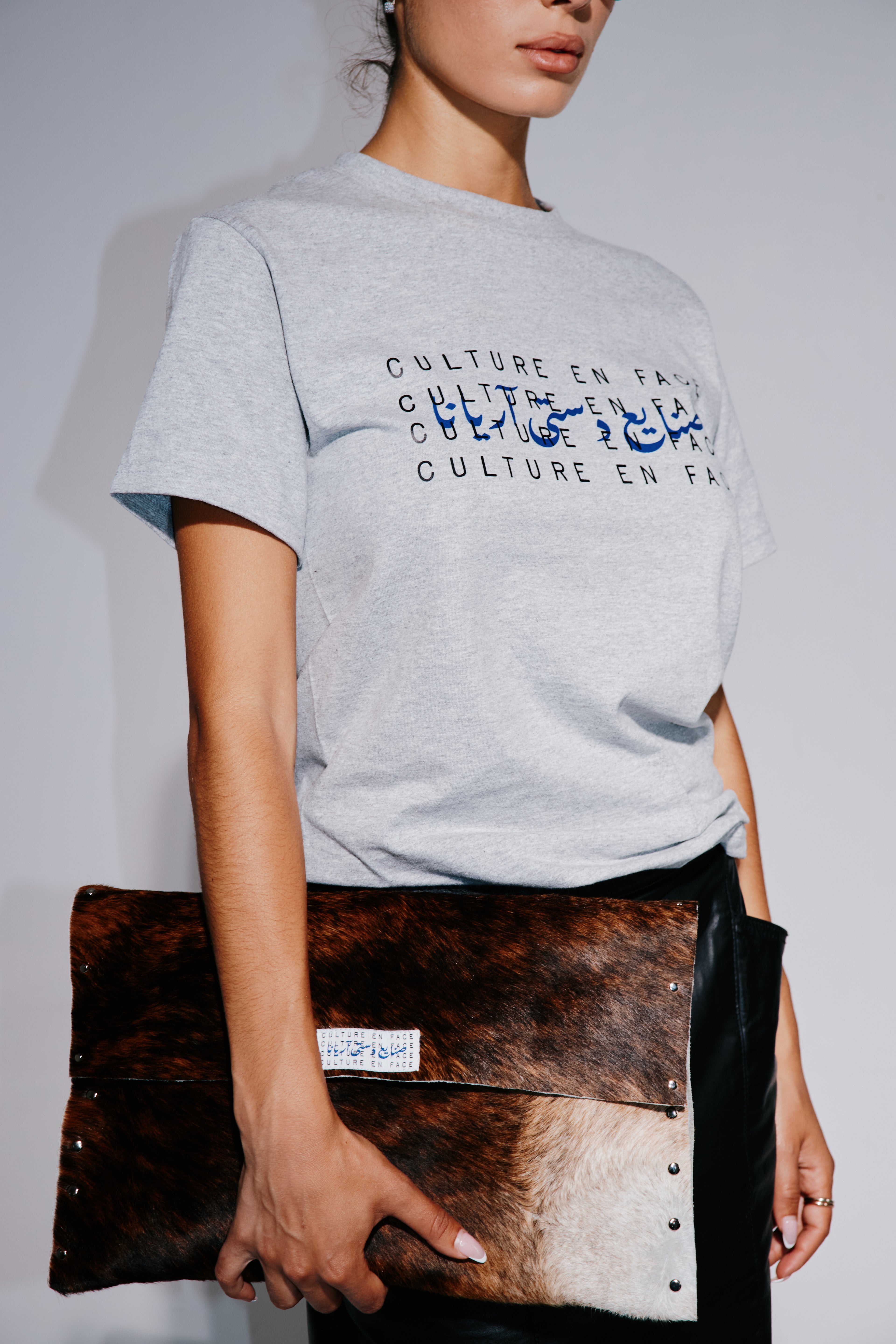 blueprint tee - Heather Grey