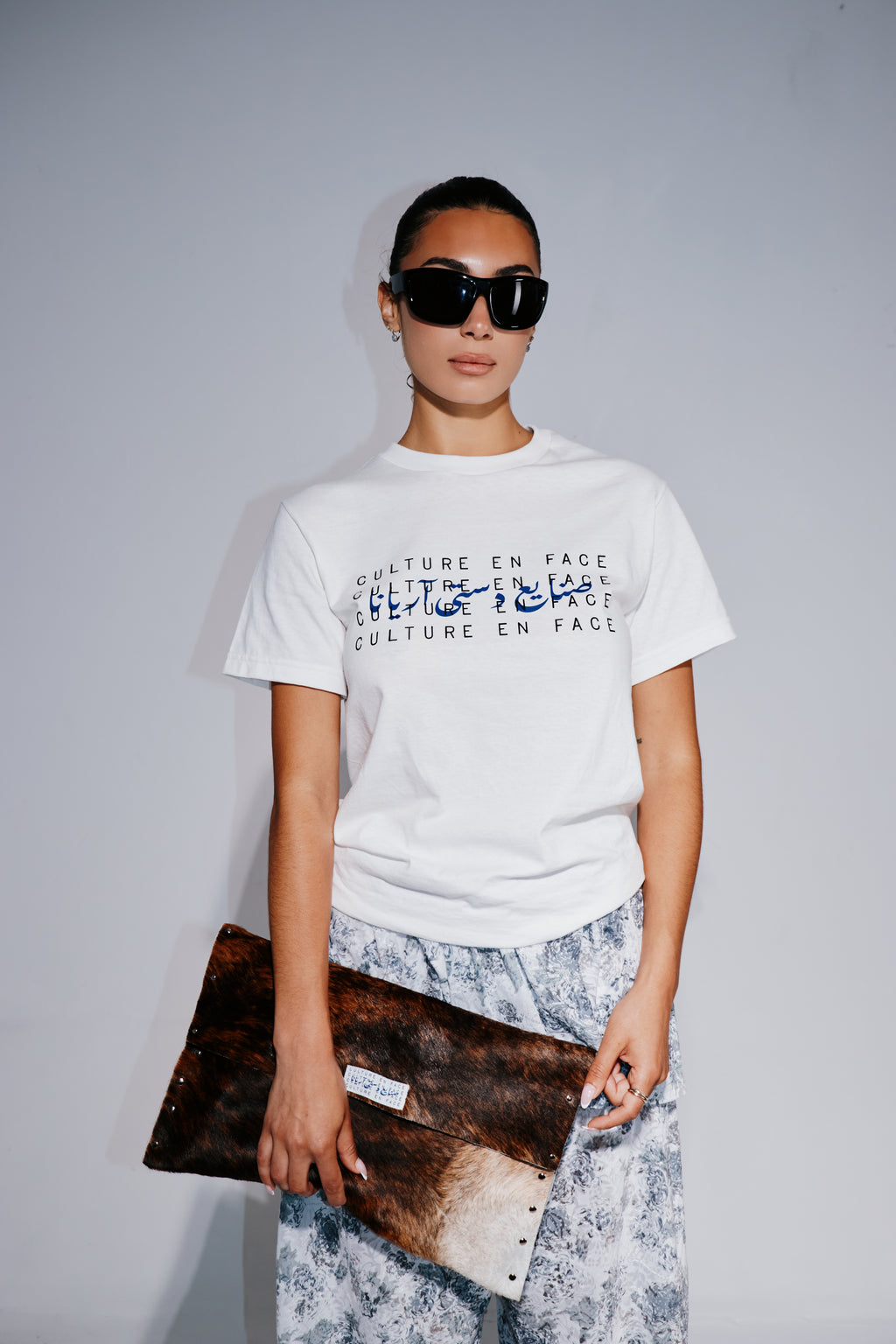 blueprint tee - Blanc