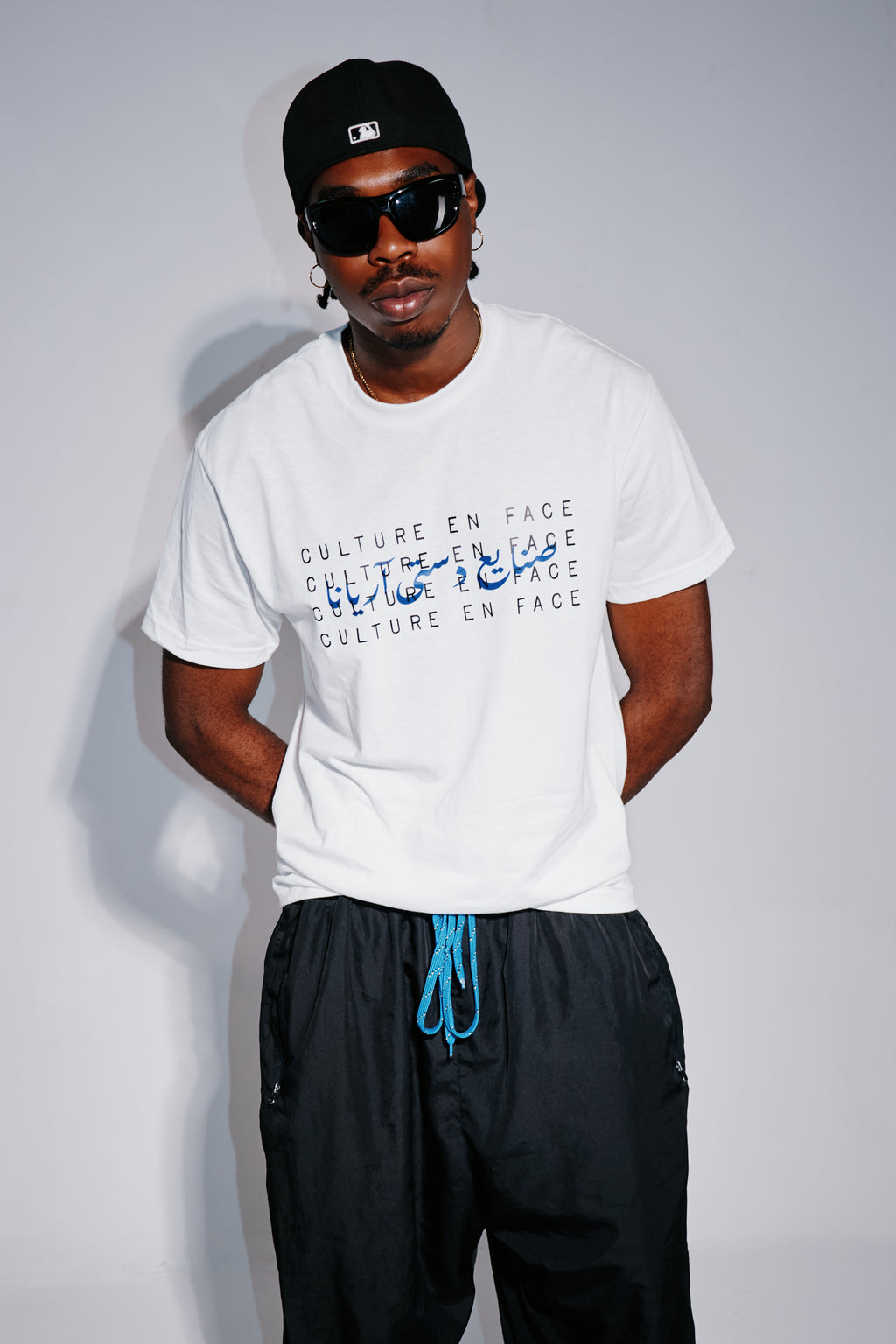 blueprint tee - Blanc