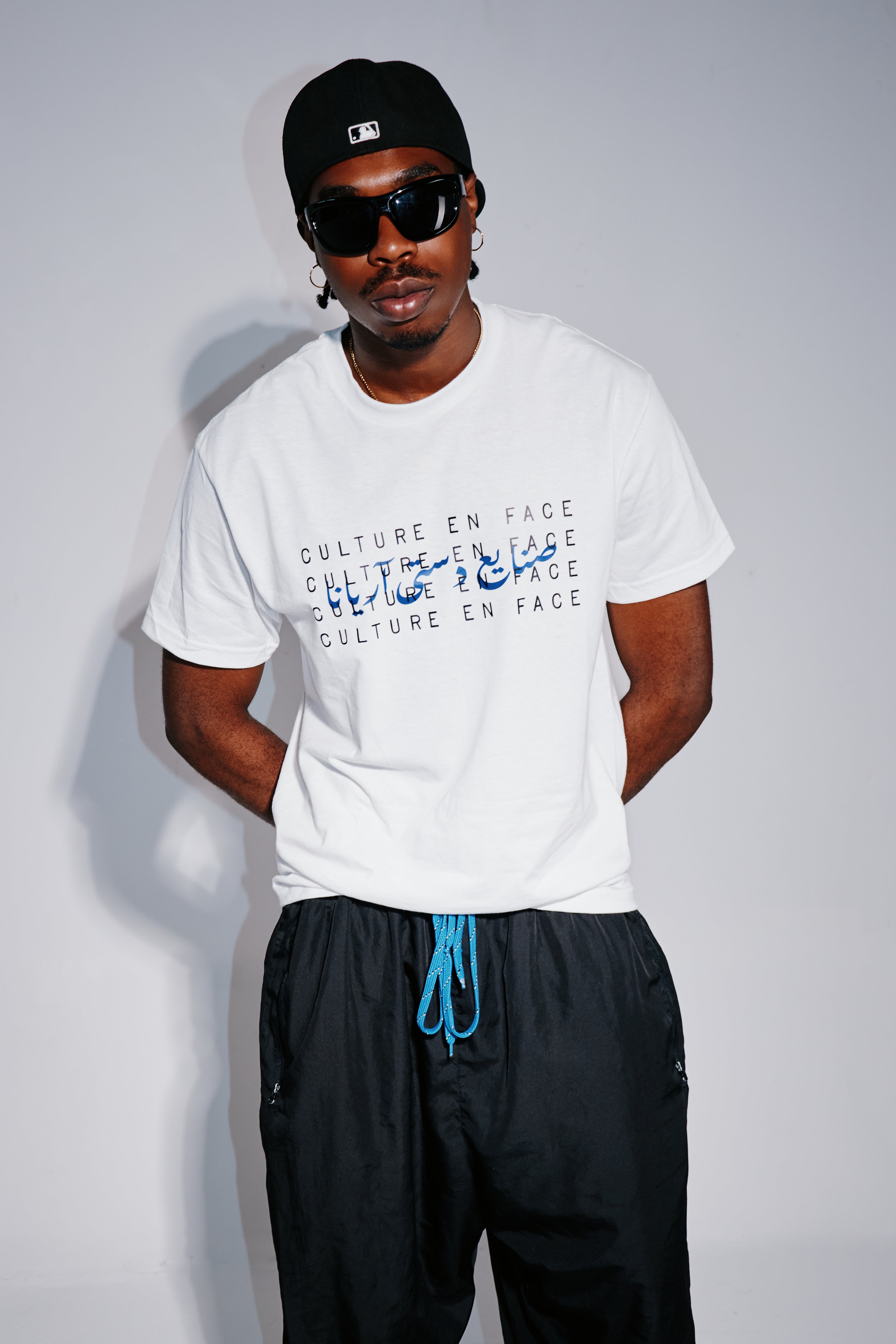 blueprint tee - Blanc