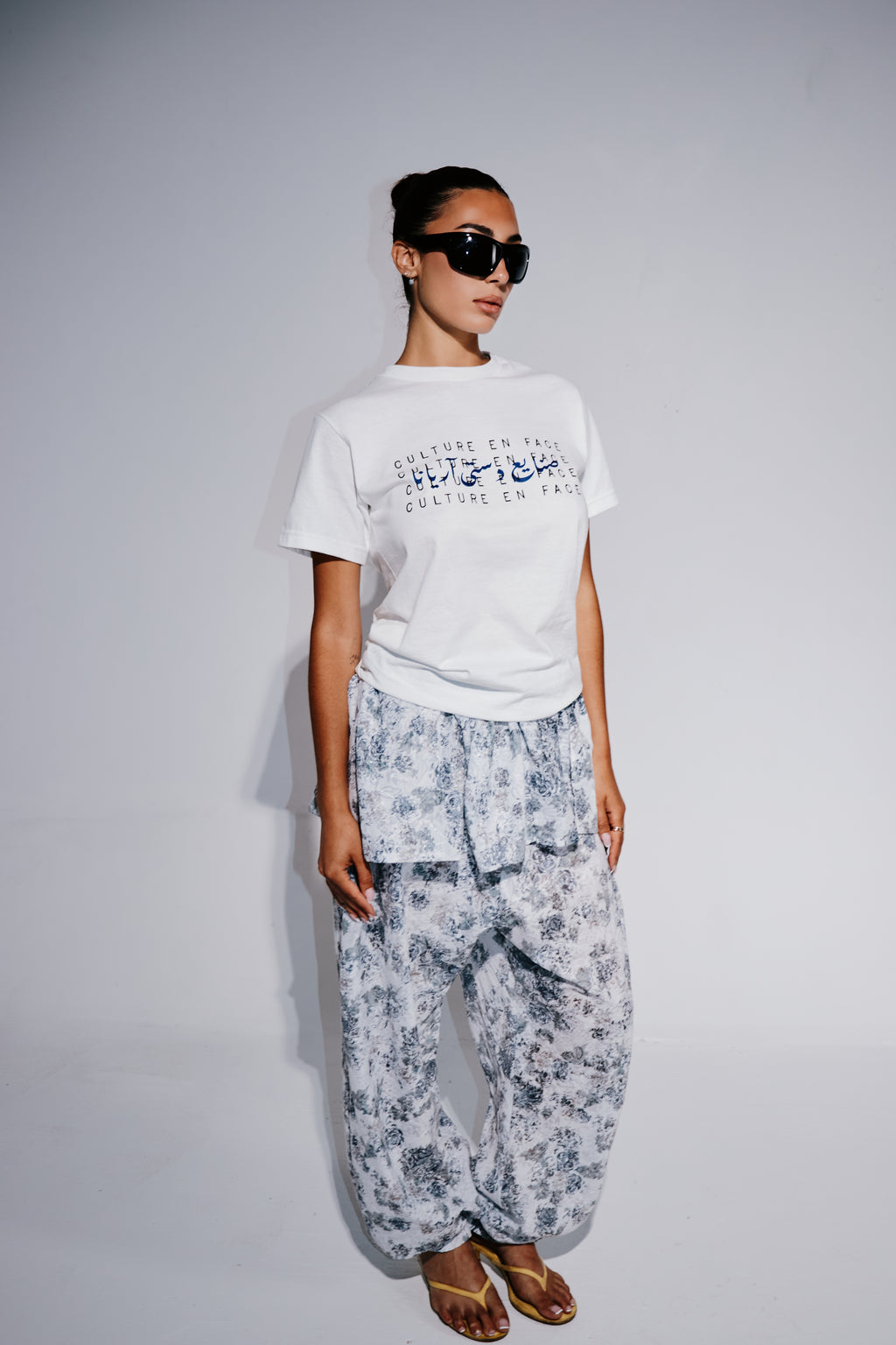 blueprint tee - Blanc