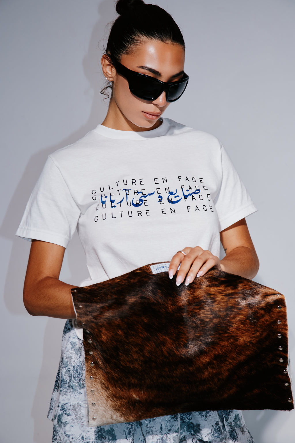 blueprint tee - Blanc